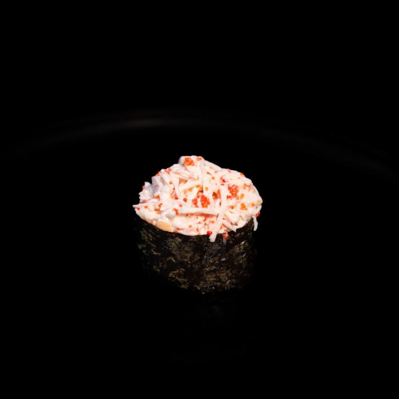  Гункан з креветкою і крабом