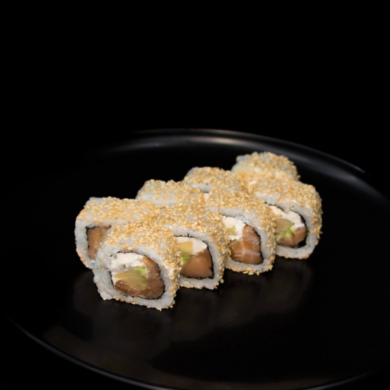  Сезам з лососем